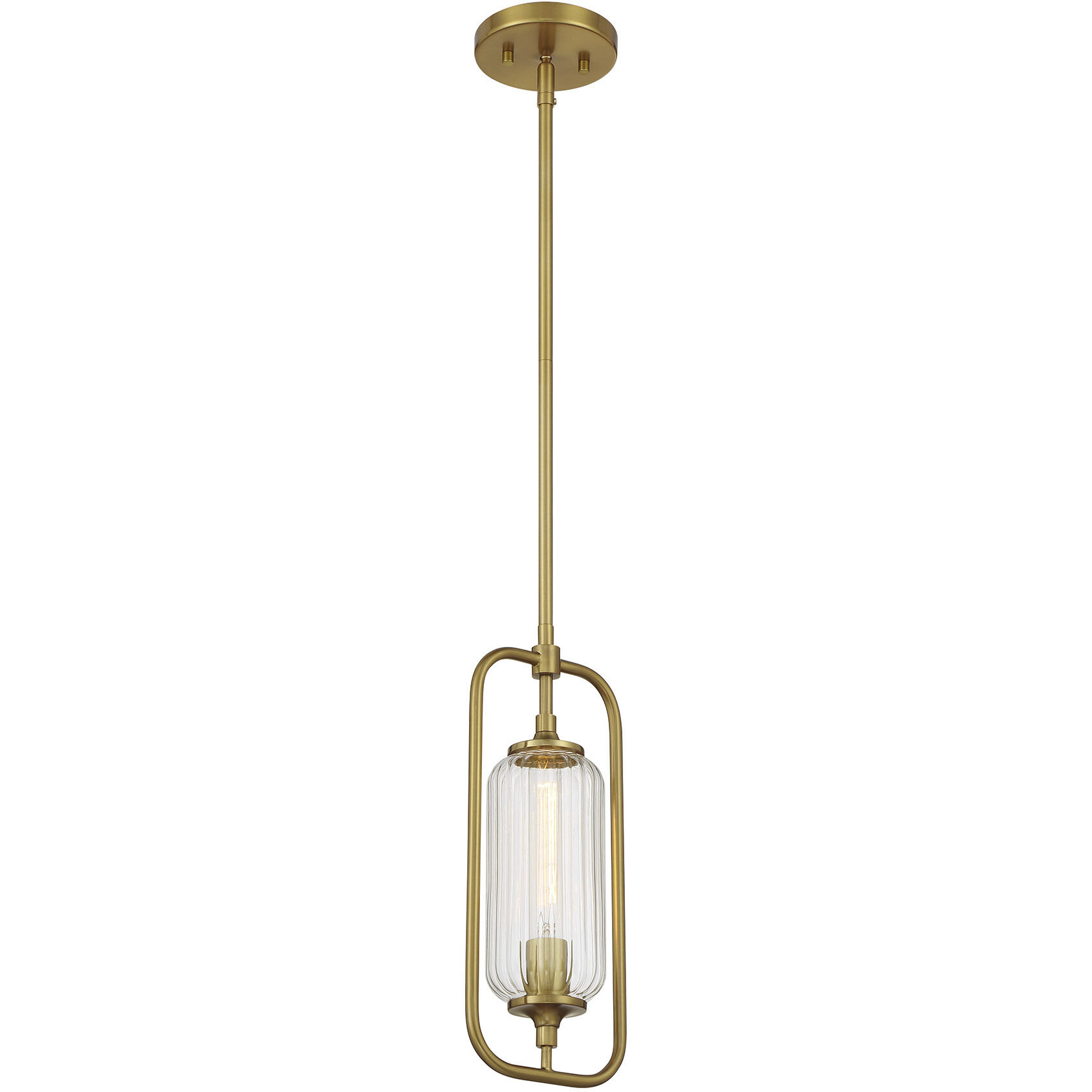 Holton 1 Light 6.5 inch Warm Brass Mini-Pendant Ceiling Light