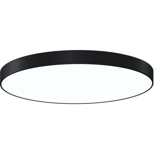 Pi LED 30 inch Satin Black Flush Mount Ceiling Light