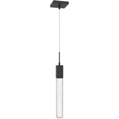 Original Glacier Avenue LED 2 inch Black Pendant Ceiling Light in Bubbled