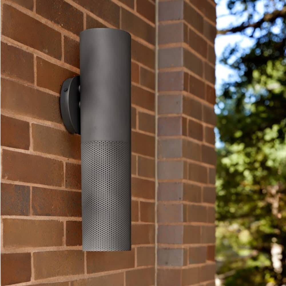 Punch 1 Light 18 inch Marine Grade Aged Graphite Outdoor Sconce, Small