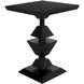 Majesty 25.5 X 18 inch Hand Rubbed Black Side Table