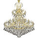 Maria Theresa 84 Light 96 inch Gold Chandelier Ceiling Light in Silver Shade, Royal Cut 