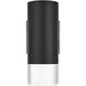 Jase 1 Light 9 inch Black Outdoor Wall Sconce