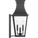 Gloucester 4 Light 26 inch Sand Coal Outdoor Wall Mount, The Great Outdoors