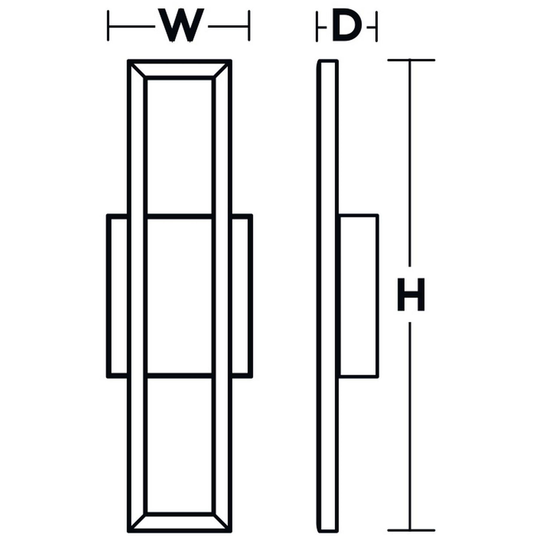 Zola LED 13.77 inch Black Vanity Light Wall Light