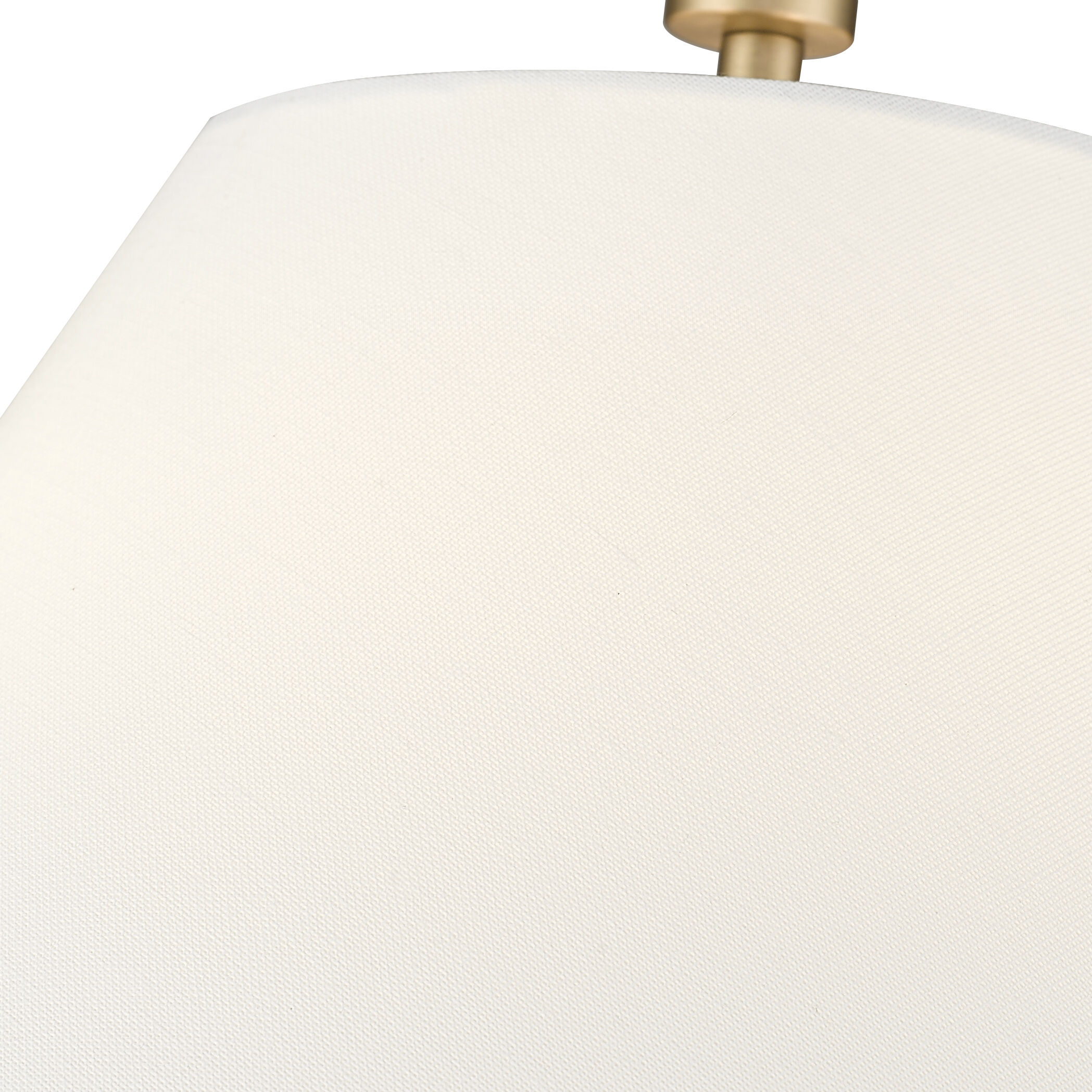 Adorra 3 Light 16 inch Vintage Brass Semi-Flush Mount Ceiling Light