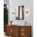 Valentin 2 Light 6 inch Brushed Nickel Vanity Light Wall Light