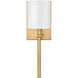 Galerie Avenue LED 6 inch Heritage Brass ADA Indoor Wall Sconce Wall Light