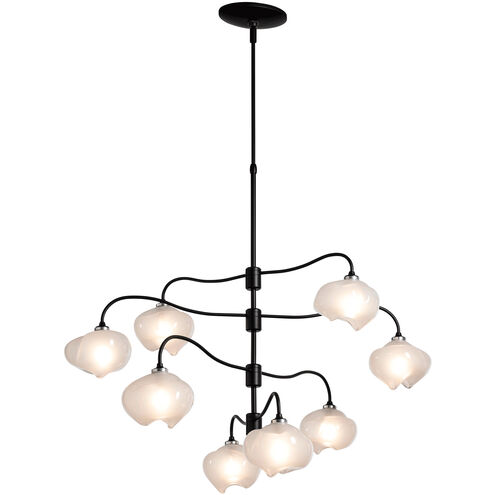 Ume 8 Light 27 inch Bronze Pendant Ceiling Light in Ume Frosted