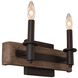 Duluth 2 Light 12 inch Satin Bronze Bath Vanity Light Wall Light