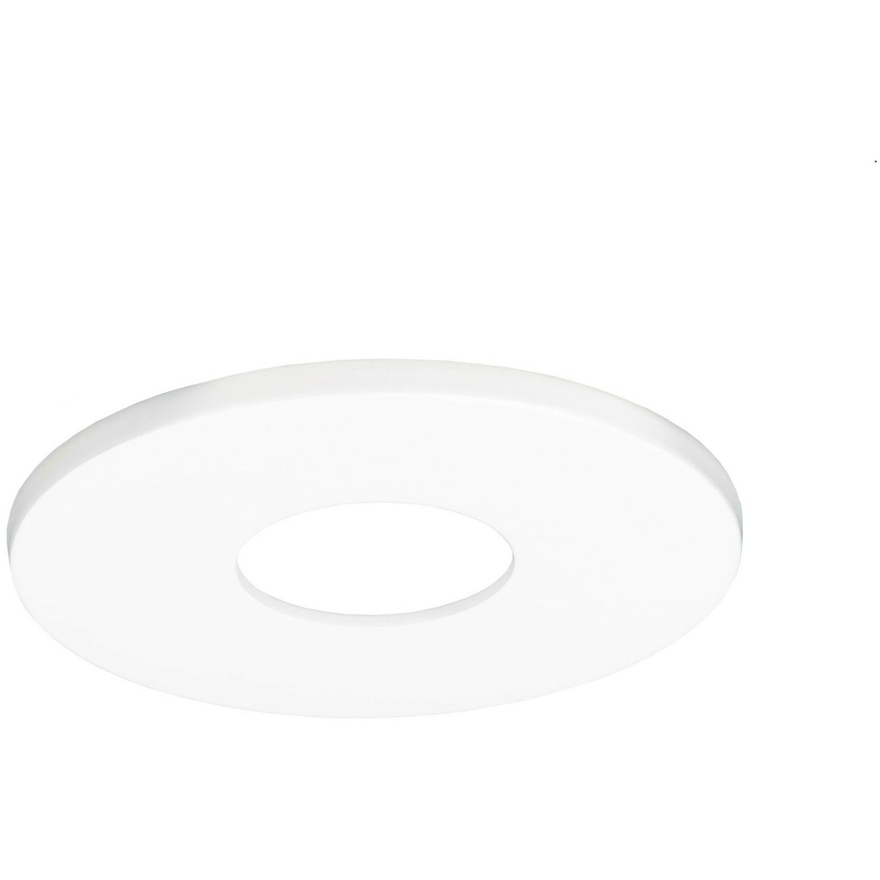 Miniature White Downlight Pinhole Trim, Round