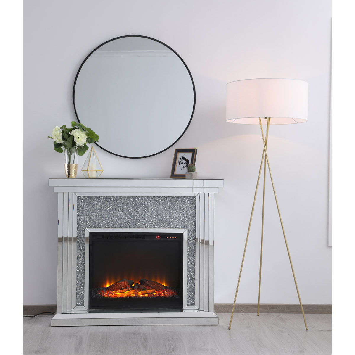 Cason 66 inch 60 watt Brass Floor lamp Portable Light