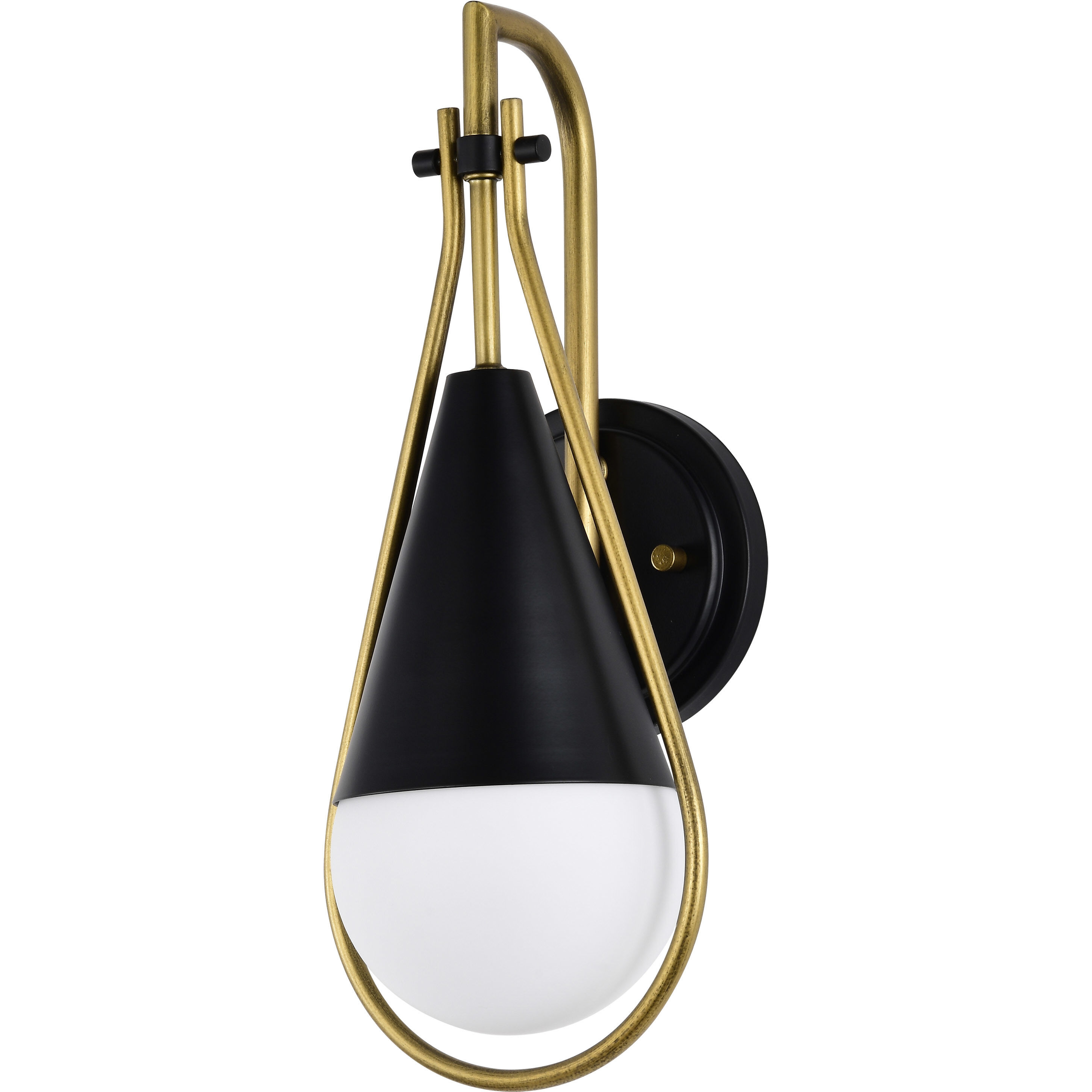 Admiral 1 Light 6.5 inch Matte Black Wall Sconce Wall Light