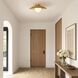kate spade new york Mari 1 Light 13 inch Burnished Brass Flush Mount Ceiling Light