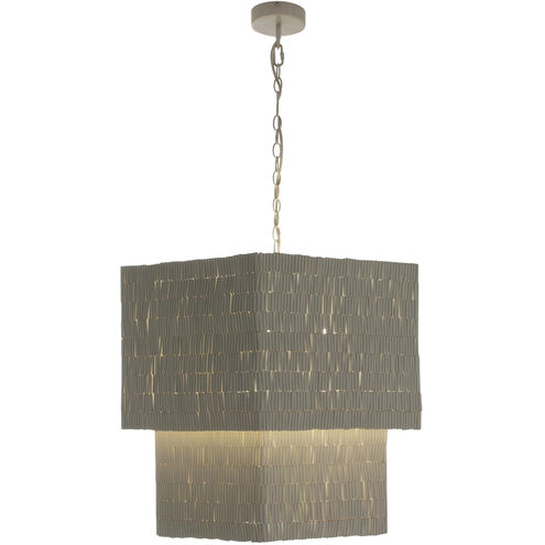 Eileen 6 Light 32 inch Winter White Chandelier Ceiling Light