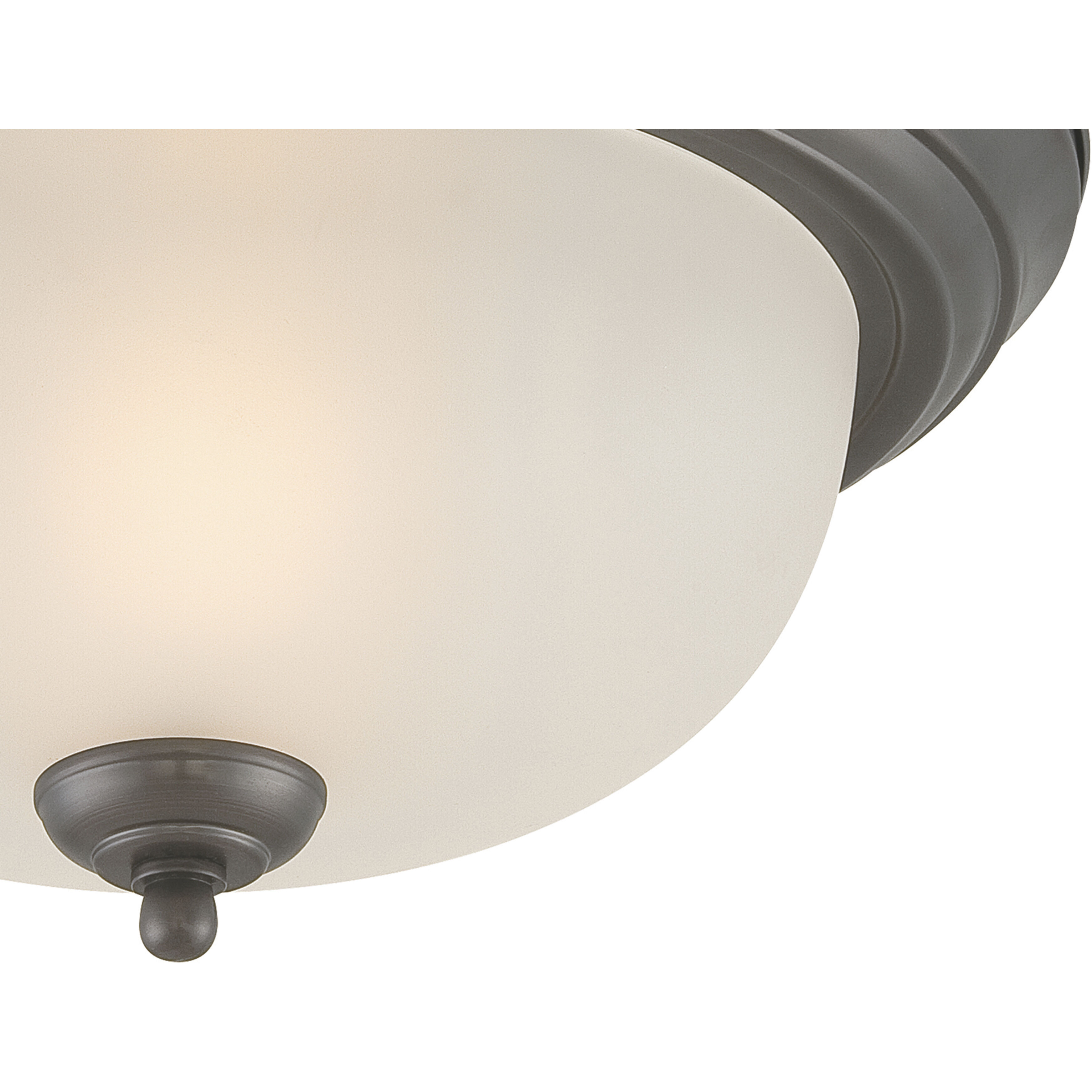 Harmony 1 Light 12 inch Painted Bronze Flush Mount Ceiling Light