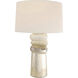 Milan 28 inch 150.00 watt Antique Mercury Ombre and Polished Nickel Table Lamp Portable Light