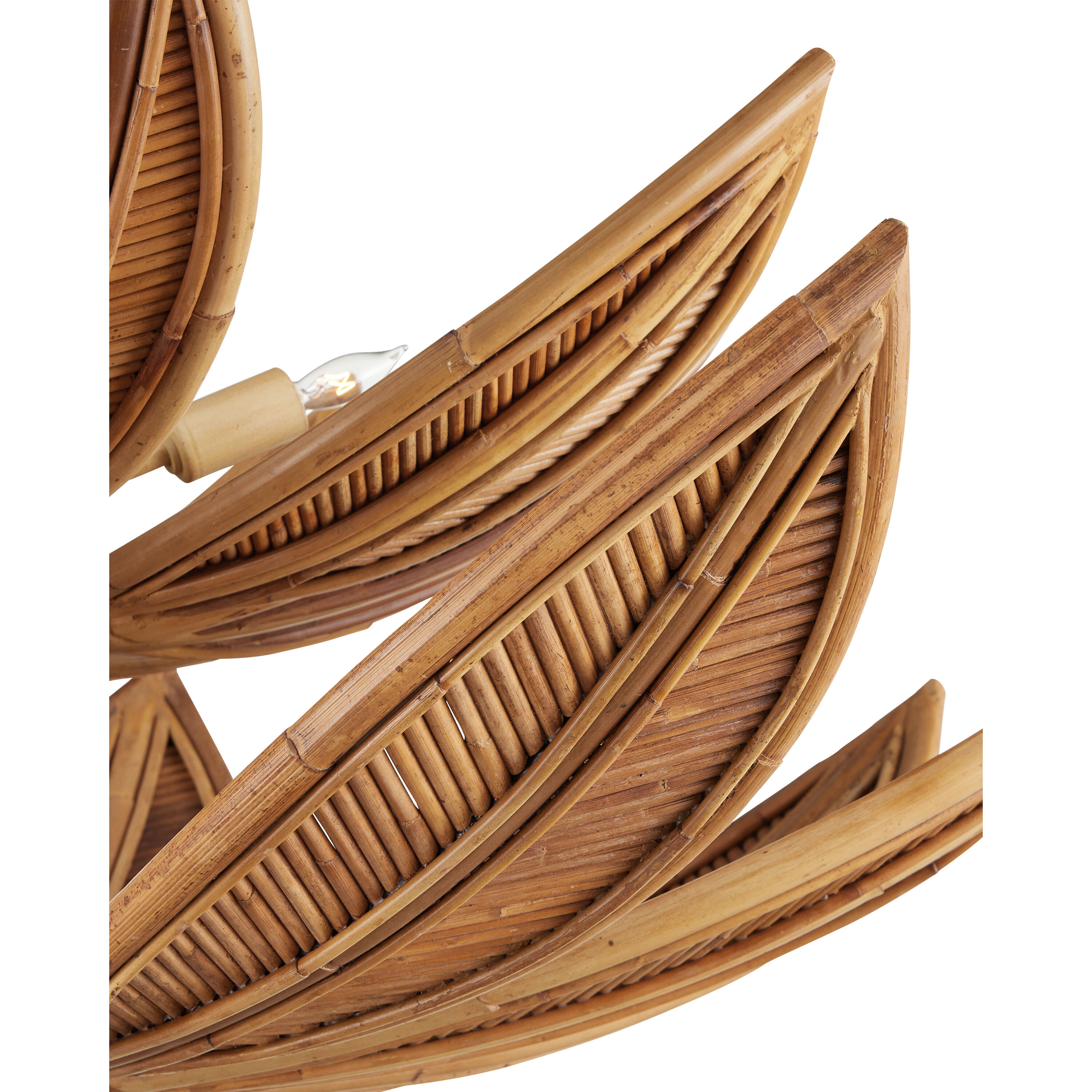 Cubana 8 Light 40.25 inch Natural/Coco Cream Two-Tier Chandelier Ceiling Light