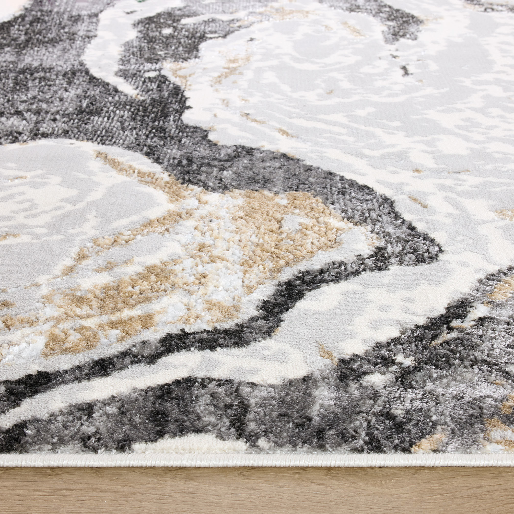 Fatima 36 X 24 inch Mineral Tones Rug in 2 x 3