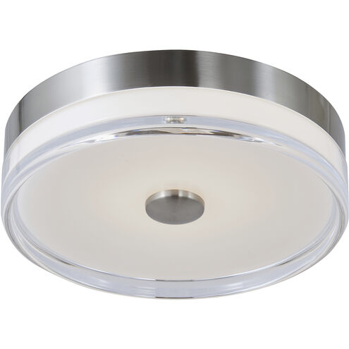 Iris Led Light Abra Lighting 30040FM-BN-IRIS Iris LED 11.5 inch Brushed Nickel Flush ...