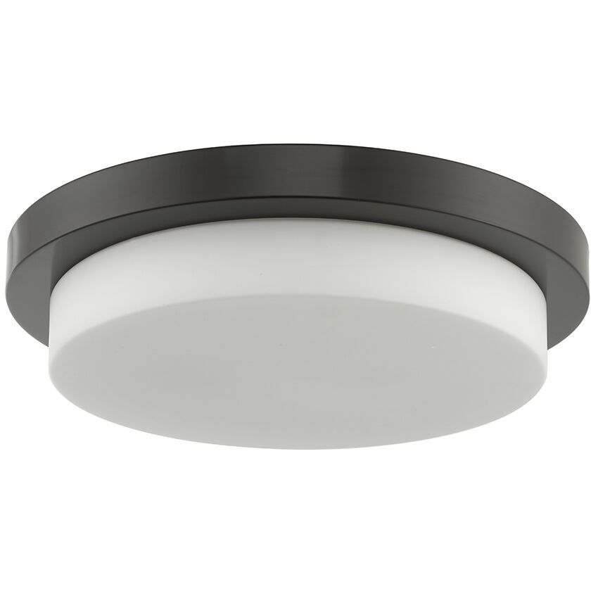 Step LED 15.8 inch Bronze Flush Mount Ceiling Light