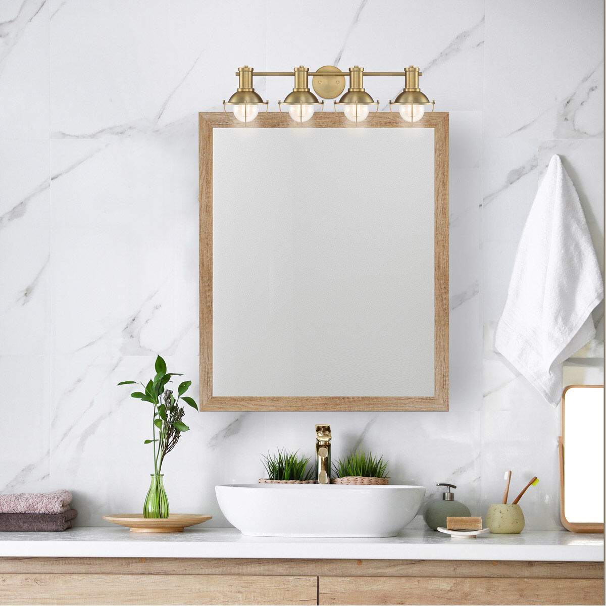4 light gold vanity light online