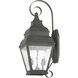 Exeter 2 Light 22 inch Charcoal Outdoor Wall Lantern