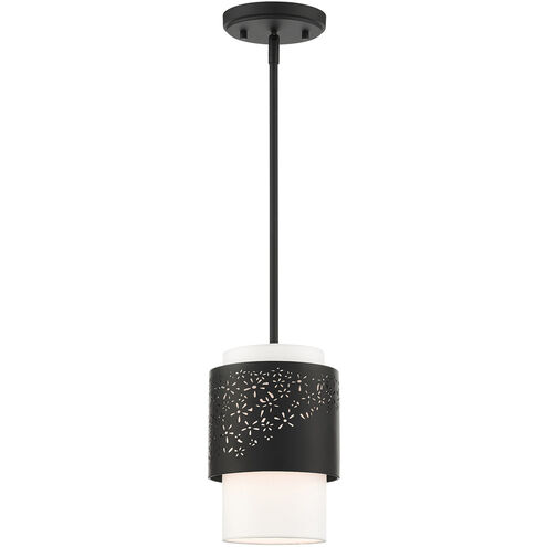 Noria 1 Light 7 inch Black Pendant Ceiling Light