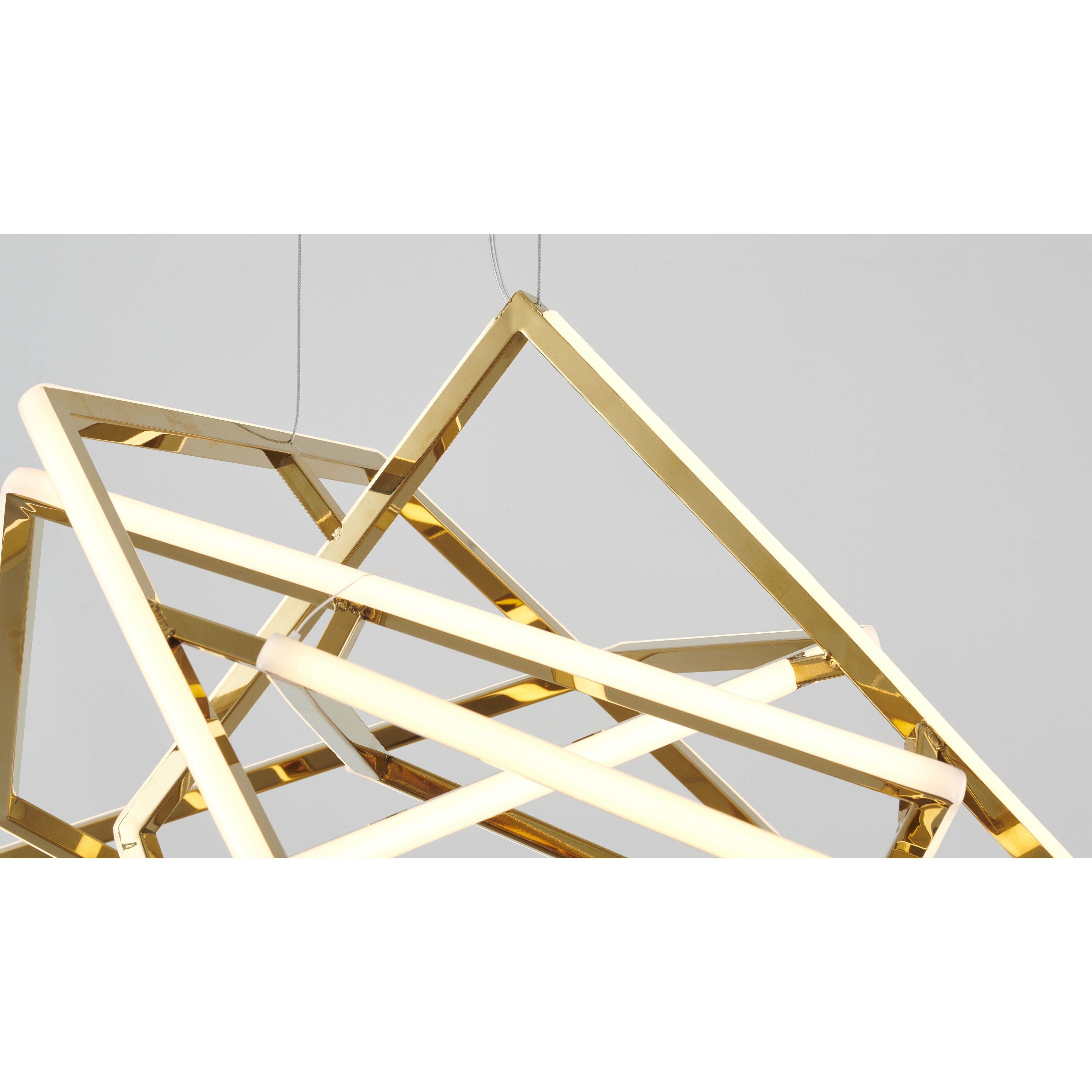 Canada LED 25.6 inch Gold Chandelier Ceiling Light