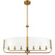 Campisi 8 Light 16 inch Chrome Chandelier Ceiling Light