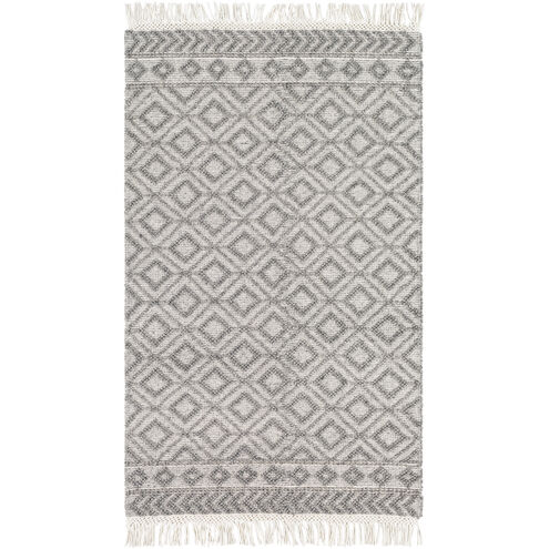 Farmhouse Tassels 90 X 60 inch Black/White Rugs