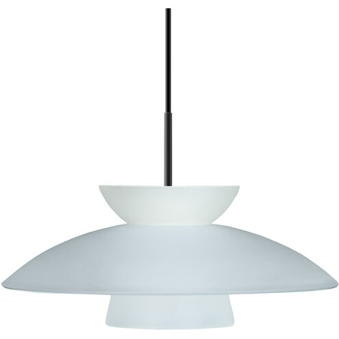 Trilo 15 1 Light Black Cord Pendant Ceiling Light