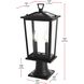 Berks 2 Light 19.5 inch Black Outdoor Post Light