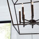 Gabriel 8 Light 22 inch Oiled Bronze Foyer Pendant Ceiling Light, Quorum Home