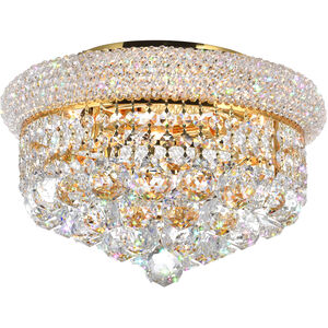 Empire 4 Light 14 inch Gold Flush Mount Ceiling Light