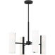 Drew & Jonathan Capalino 8 Light 24 inch Midnight Black Chandelier Ceiling Light