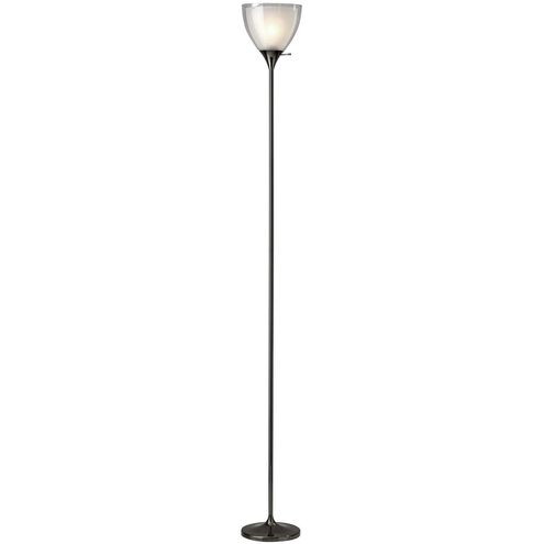 Presley 72 inch 150.00 watt Black Nickel Floor Lamp Portable Light