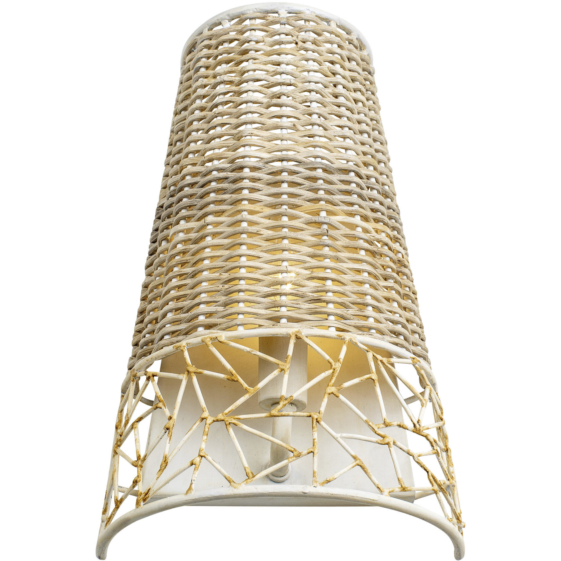 Cayman LED 8 inch Country White Wall Sconce Wall Light