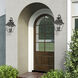 Wentworth 4 Light 28 inch Charcoal Outdoor Extra Wall Lantern, Extra Large
