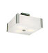 Desert Fog 3 Light 13.88 inch Polished Chrome Semiflush Ceiling Light