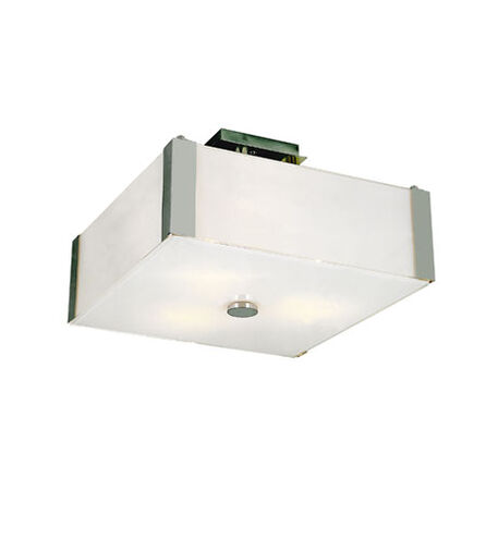 Desert Fog 3 Light 13.88 inch Polished Chrome Semiflush Ceiling Light