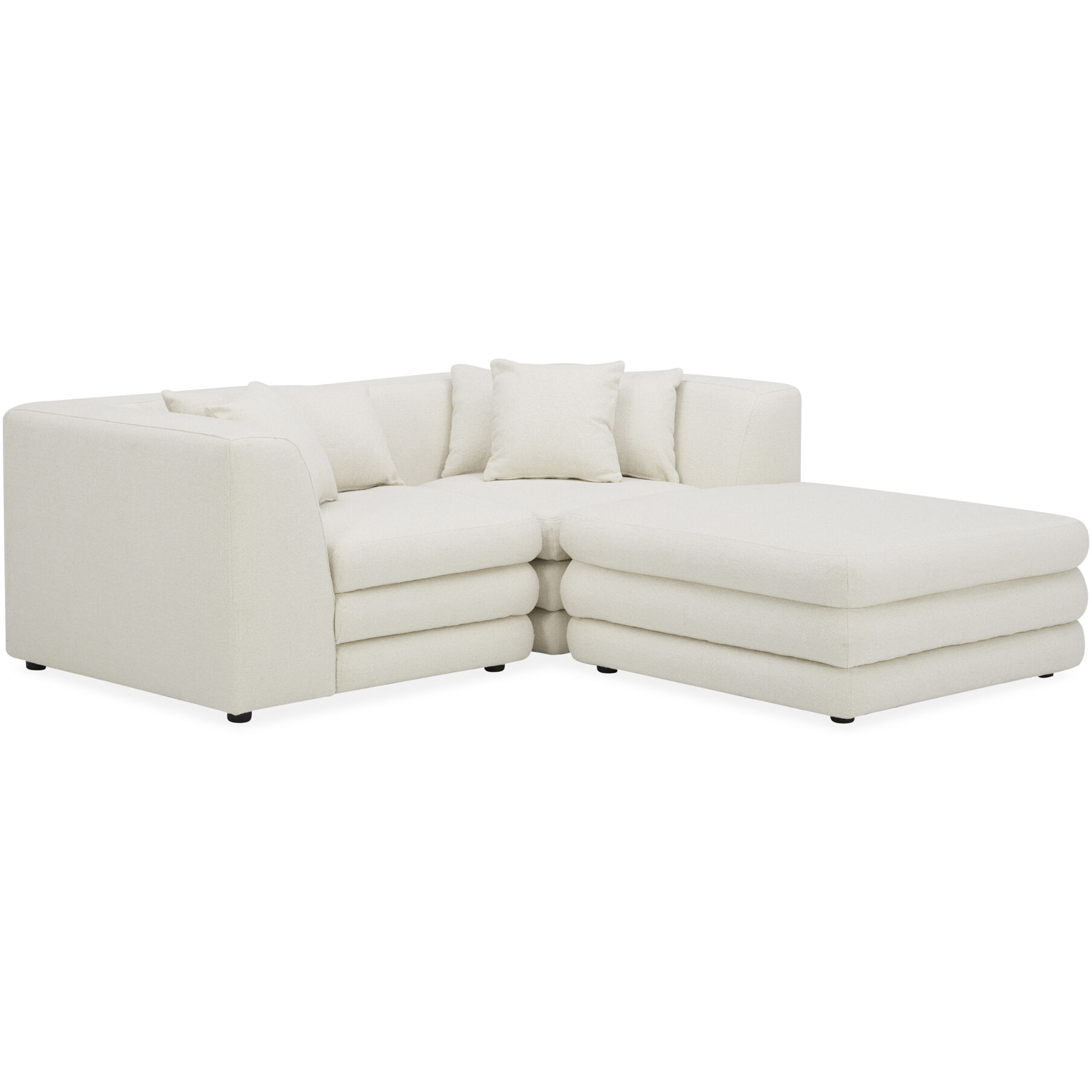 Lowtide Nook White Modular Sectional