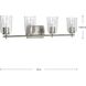 Adley 4 Light 32 inch Brushed Nickel Bath Vanity Wall Light