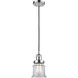 Franklin Restoration Canton LED 6 inch Polished Chrome Mini Pendant Ceiling Light in Clear, Franklin Restoration