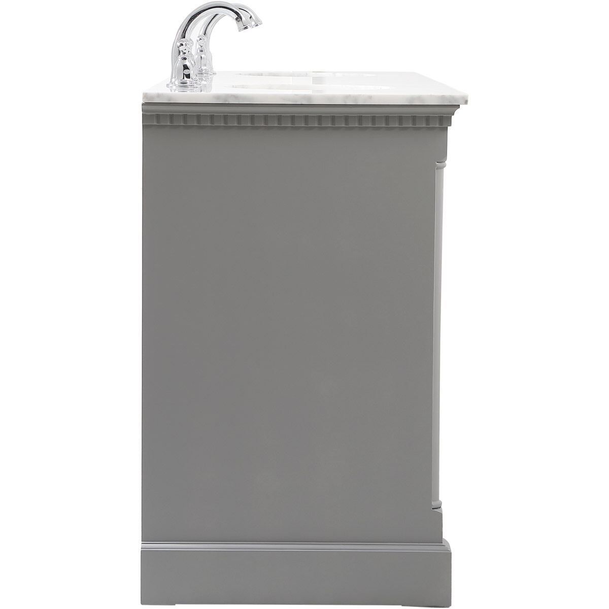 Clarence 72 X 22 X 35 inch Grey Vanity Sink Set