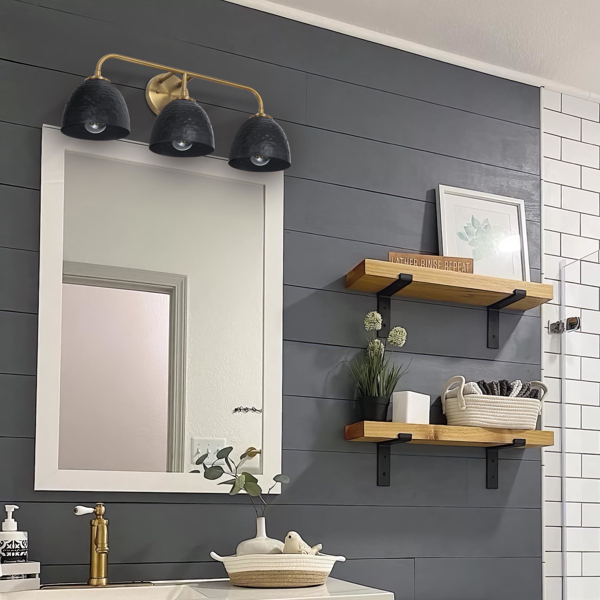 Shepard Vanity Wall Light in Matte Black