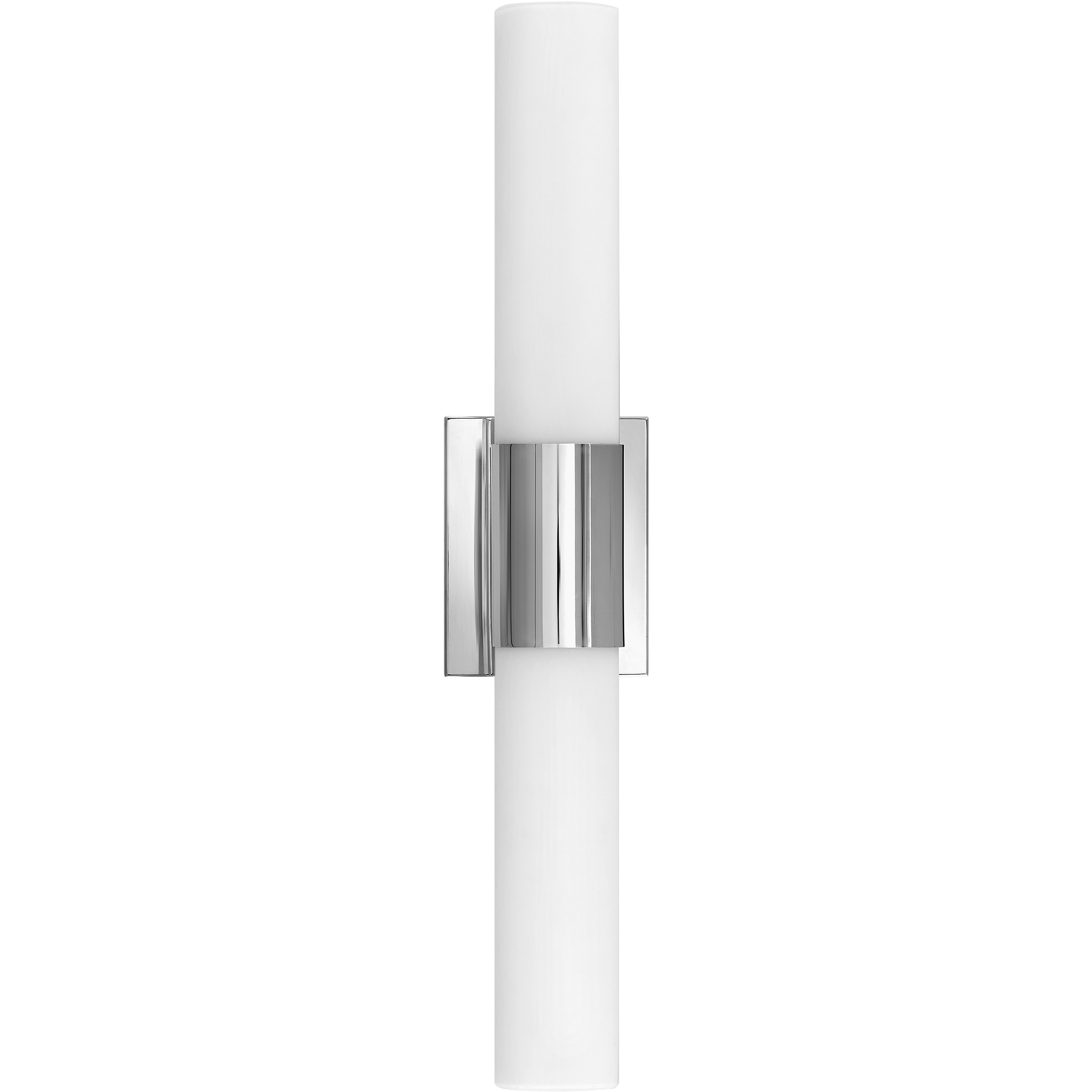 Portia LED 25 inch Polished Nickel Vanity Light Wall Light, Vertical