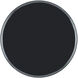 Parna 10.25 inch Satin Black and Polished Concrete and Clear Accent Table