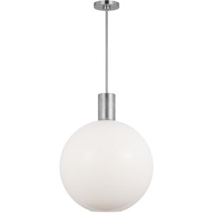 Drew & Jonathan Colewood 1 Light 20 inch Brushed Nickel Pendant Ceiling Light, Large