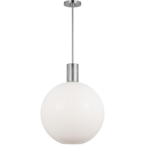 Drew & Jonathan Colewood 1 Light 20 inch Brushed Nickel Pendant Ceiling Light, Large